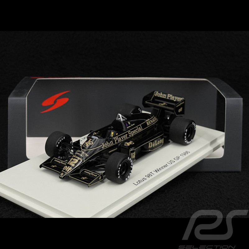 Ayrton Senna Lotus 98T n° 12 Vainqueur GP USA 1986 F1 1/43 Spark S7155