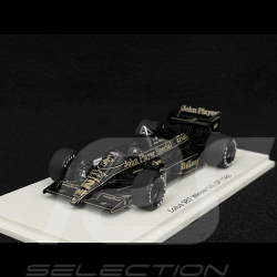 Ayrton Senna Lotus 98T n° 12 Winner USA GP 1986 F1 1/43 Spark S7155
