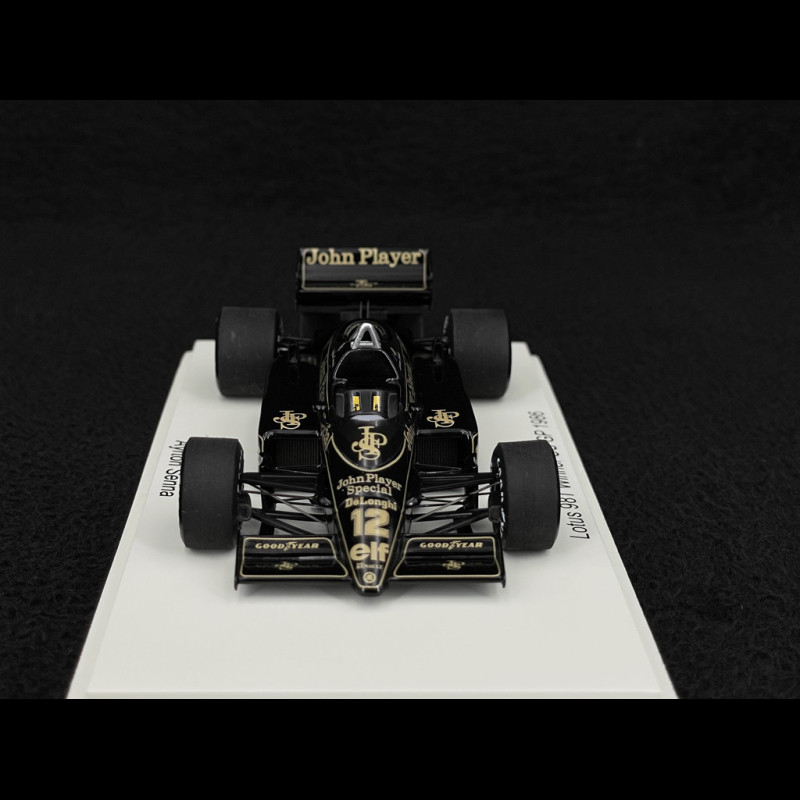 Ayrton Senna Lotus 98T n° 12 Winner USA GP 1986 F1 1/43 Spark S7155