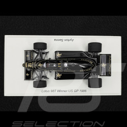 Ayrton Senna Lotus 98T n° 12 Vainqueur GP USA 1986 F1 1/43 Spark S7155