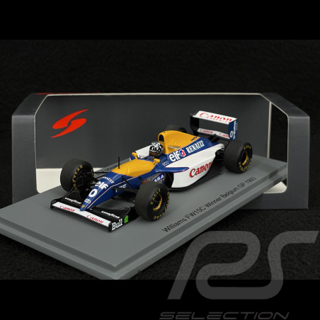 Damon Hill Williams FW15C n° 0 Vainqueur GP Belgique 1993 F1 1/43 Spark S7478