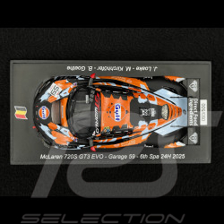 McLaren 720S GT3 Evo n° 59 6. 24h Spa 2025 1/43 Spark SB852