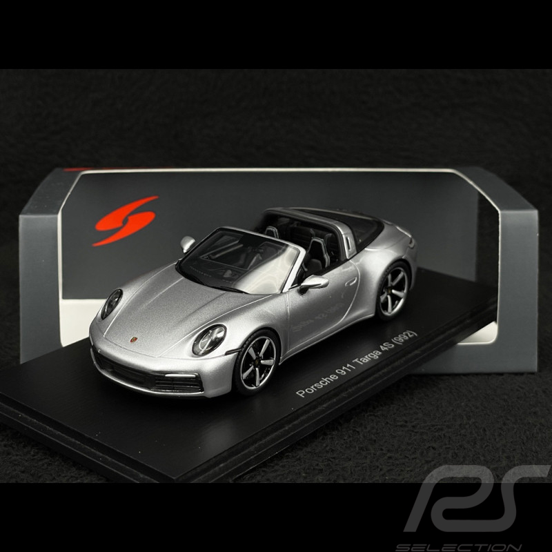 Porsche 911 Targa 4S Type 992 2021 Argent GT 1/43 Spark S6128