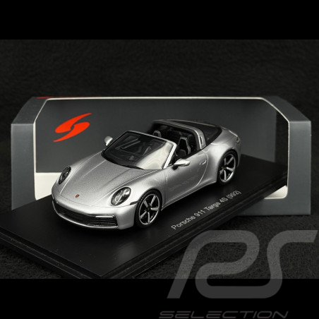 Porsche 911 Targa 4S Type 992 2021 GT Silver 1/43 Spark S6128