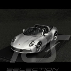 Porsche 911 Targa 4S Type 992 2021 Argent GT 1/43 Spark S6128