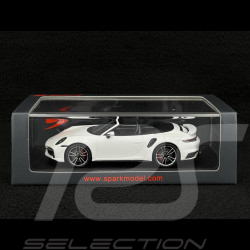 Porsche 911 Turbo S Cabriolet Typ 992 2021 Weiß 1/43 Spark S8784