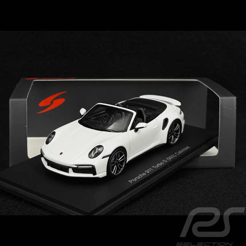 Porsche 911 Turbo S Cabriolet Typ 992 2021 Weiß 1/43 Spark S8784