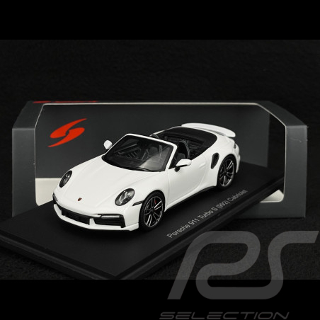 Porsche 911 Turbo S Cabriolet Type 992 2021 White 1/43 Spark S8784