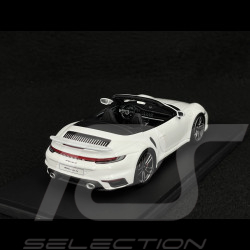 Porsche 911 Turbo S Cabriolet Type 992 2021 White 1/43 Spark S8784