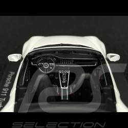 Porsche 911 Turbo S Cabriolet Typ 992 2021 Weiß 1/43 Spark S8784