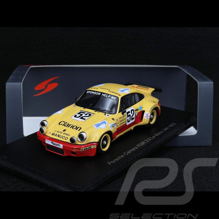 Porsche 911 Carrera RSR 3.0 n° 52 24h Le Mans 1975 1/43 Spark S9802
