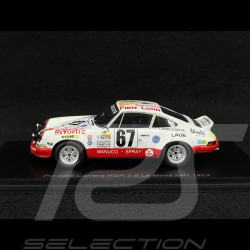 Porsche 911 Carrera RSR 2.8 n° 67 24h Le Mans 1974 1/43 Spark S9797