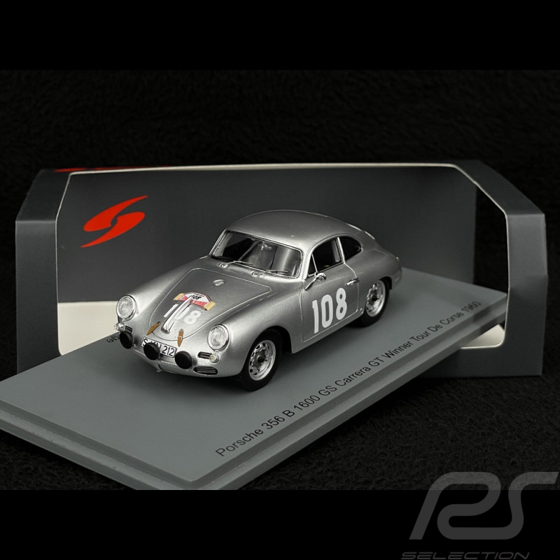 Porsche 356 B T5 n° 108 Winner Tour de Corse 1960 1/43 Spark S6145