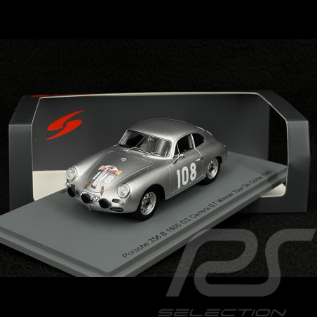 Porsche 356 B T5 n° 108 Sieger Tour de Corse 1960 1/43 Spark S6145