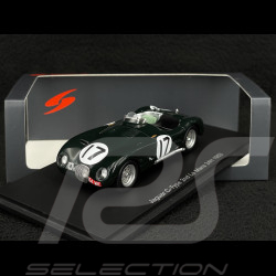 Jaguar XK 120 C-Type n° 17 2nd 24h Le Mans 1953 1/43 Spark S2944