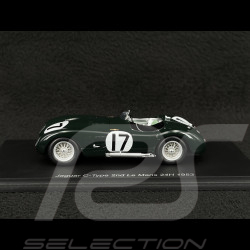 Jaguar XK 120 C-Type n° 17 2nd 24h Le Mans 1953 1/43 Spark S2944