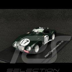 Jaguar XK 120 C-Type n° 17 2ème 24h Le Mans 1953 1/43 Spark S2944
