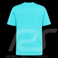 T-shirt Mercedes AMG Petronas F1 Team Graphique Adidas Bleu Menthe KU9747 - mixte