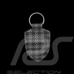Porte-clés Porsche écusson Turbonite Pepita Gris / Noir WAP05065226WSA