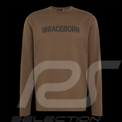 T-Shirt Porsche à Manches Longues Motorsport Raceborn Brun Foncé WAP91026MSF - mixte
