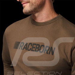 T-Shirt Porsche à Manches Longues Motorsport Raceborn Brun Foncé WAP91026MSF - mixte