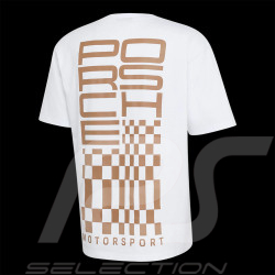 Porsche T-Shirt Motorsport Raceborn Weiß WAP91126MSF - Unisex