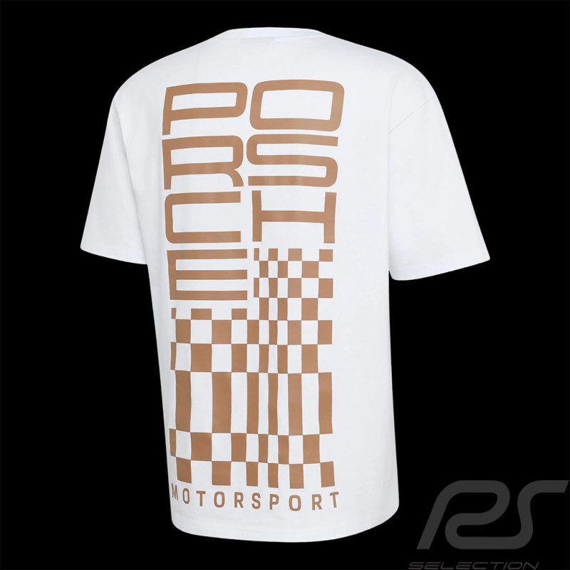 T-Shirt Porsche Motorsport Raceborn Blanc WAP91126MSF - mixte
