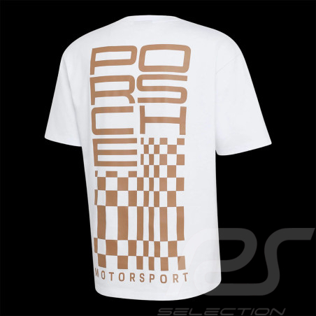 Porsche T-Shirt Motorsport Raceborn Weiß WAP91126MSF - Unisex