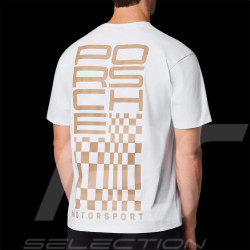 Porsche T-Shirt Motorsport Raceborn Weiß WAP91126MSF - Unisex