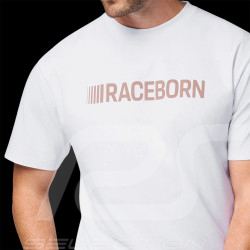 T-Shirt Porsche Motorsport Raceborn Blanc WAP91126MSF - mixte