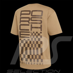 T-Shirt Porsche Motorsport Raceborn Beige WAP91226MSF - mixte