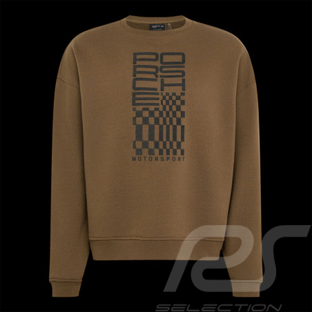 Porsche Pullover Motorsport Raceborn Dunkelbraun WAP91326MSF - Unisex