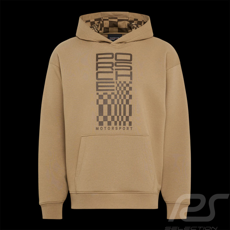 Porsche Hoodie Motorsport Raceborn Beige WAP91426MSF - Unisex