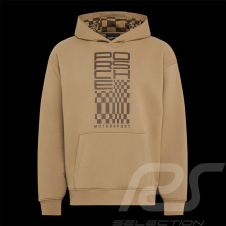 Sweat Porsche à Capuche Motorsport Raceborn Beige WAP91426MSF - mixte