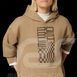 Sweat Porsche à Capuche Motorsport Raceborn Beige WAP91426MSF - mixte