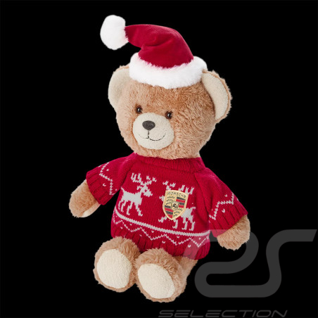 Porsche Teddy Bear Ferry Christmas Brown / Red WAP04003326BXM