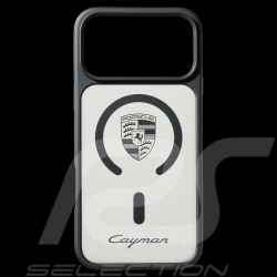 Porsche Handyhülle iPhone 18 Pro Max MagSafe Schwarz / Transparent Anpassbar WAP03000426SNC