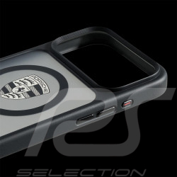 Coque Porsche iPhone 18 Pro Max MagSafe Noir / Transparent Personnalisable WAP03000426SNC