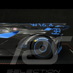 Bugatti Bolide 2024 Bugatti Blue / Black Carbon 1/18 MCM