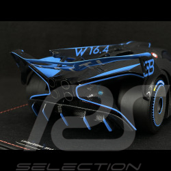Bugatti Bolide 2024 Bleu Bugatti / Carbone Noir 1/18 MCM
