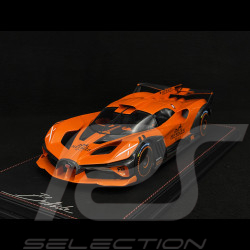 Bugatti Bolide 2024 Hermès Orange / Black Carbon 1/18 MCM BUGOR
