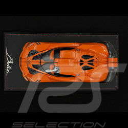 Bugatti Bolide 2024 Hermès Orange / Carbone Noir 1/18 MCM BUGOR
