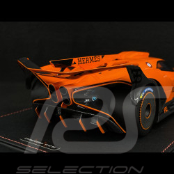 Bugatti Bolide 2024 Hermès Orange / Carbone Noir 1/18 MCM BUGOR