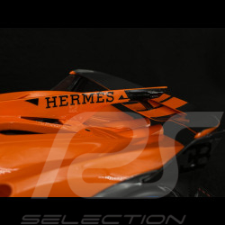 Bugatti Bolide 2024 Hermès Naranja / Carbono Negro 1/18 MCM BUGOR