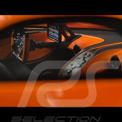 Bugatti Bolide 2024 Hermès Orange / Black Carbon 1/18 MCM BUGOR