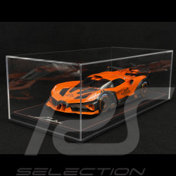 Bugatti Bolide 2024 Hermès Orange / Carbone Noir 1/18 MCM BUGOR