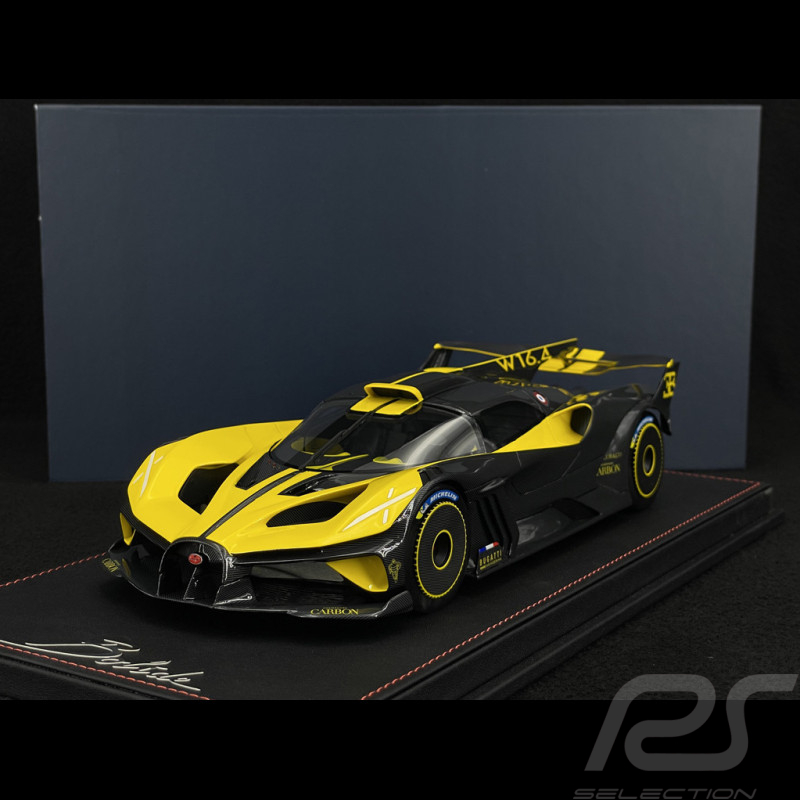 Bugatti Bolide 2024 Jaune / Carbone Noir 1/18 MCM