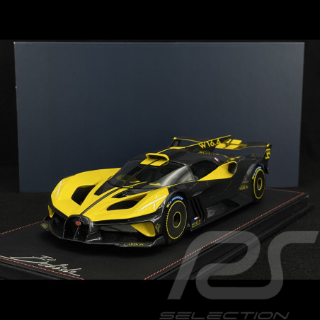 Bugatti Bolide 2024 Gelb / Carbon Schwarz 1/18 MCM