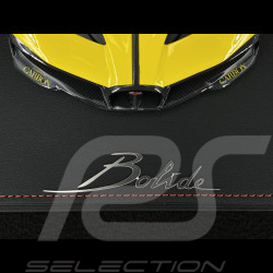 Bugatti Bolide 2024 Yellow / Black Carbon 1/18 MCM