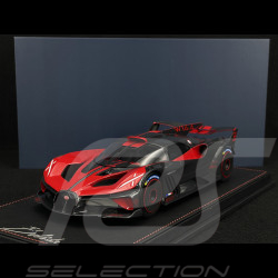 Bugatti Bolide 2024 Rot / Carbon Schwarz 1/18 MCM